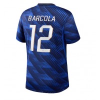 Frankrike Bradley Barcola #12 Hemmatröja VM 2026 Korta ärmar
